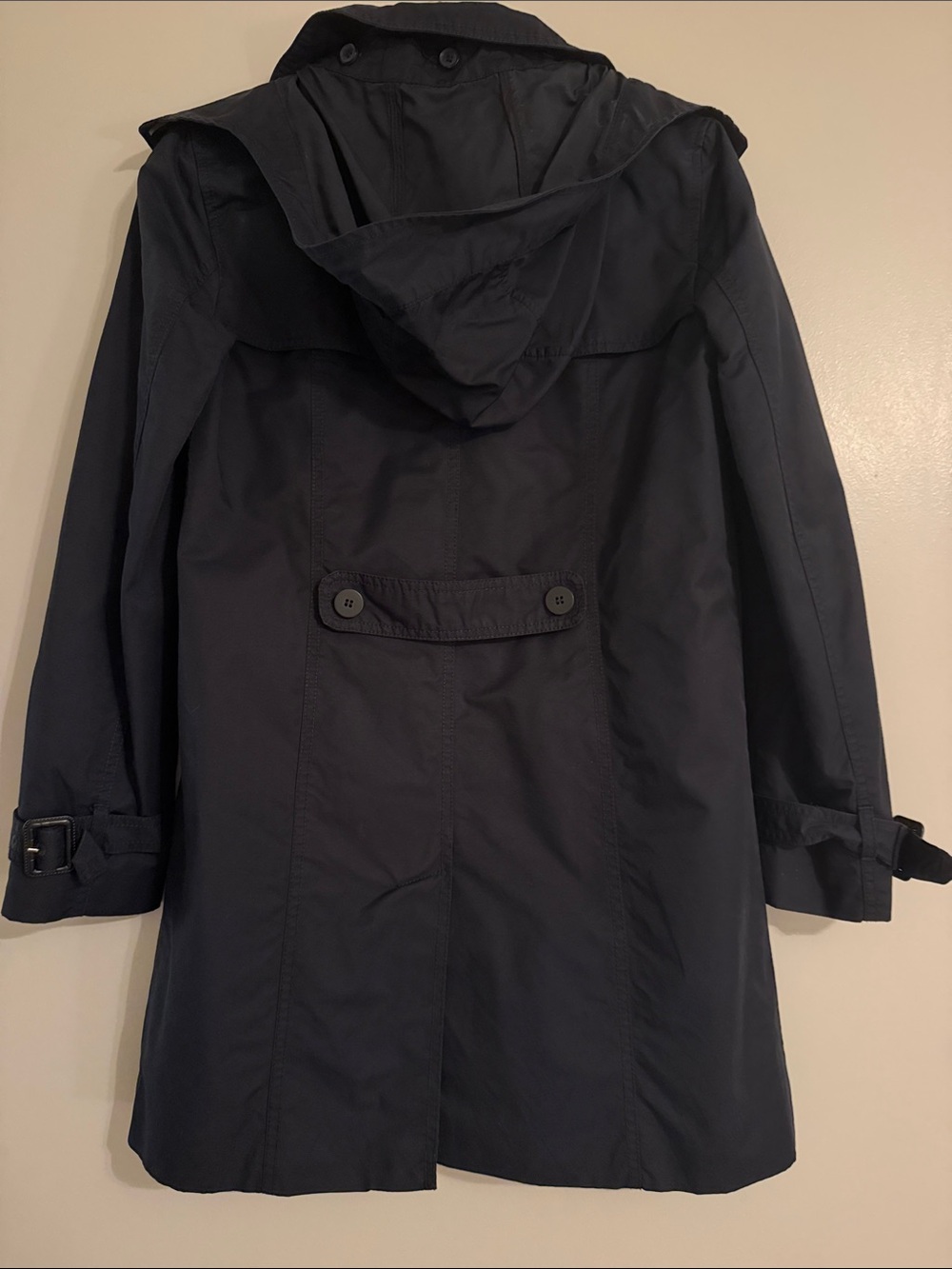 ZARA Navy Classic Trench Coat - Picture 2 of 3